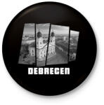 printfashion Debreceni nagytemplom (GTA stílus) - Kitűző, hűtőmágnes - Fekete (3097782)