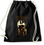 printfashion kurt cobain quotes - Sportzsák, Tornazsák - Fekete (4702667)