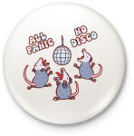 printfashion All panic - oposszum - Kitűző, hűtőmágnes - Fehér (16021751)