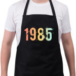 printfashion 1985 - Kötény - Fekete (11828237)