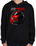 printfashion Nissan GT-R R35 - Gyerek kapucnis pulóver - Fekete (11420093)