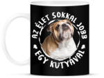 printfashion Angol Bulldog - Bögre - Fekete (5440316)