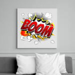 printfashion boomm - Vászonkép - Fehér (6636009)