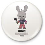 printfashion Guggimon - Fortnite Season 8 - Kitűző, hűtőmágnes - Fehér (5698478)