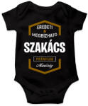 printfashion Szakács prémium minőség - Baba Body - Fekete (1433913)