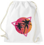 printfashion Pálmafák - Sportzsák, Tornazsák - Fehér (9443933)