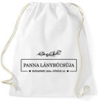printfashion Lánybúcsú - egyedi névvel, dátummal - Sportzsák, Tornazsák - Fehér (16058866)
