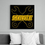 printfashion Service - Vászonkép - Fekete (7039385)