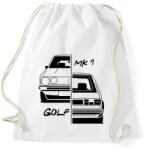 printfashion Volkswagen Golf MK1 - Sportzsák, Tornazsák - Fehér (15673785)