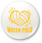 printfashion Love water polo - Kitűző, hűtőmágnes - Fehér (15923349)