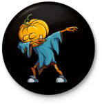 printfashion Halloween Dab - Kitűző, hűtőmágnes - Fekete (3099189)