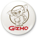 printfashion Gizmo - Kitűző, hűtőmágnes - Fehér (3075931)