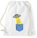printfashion Ufós zsebminta - Sportzsák, Tornazsák - Fehér (13102664)