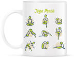 printfashion Jóga pózok - Bögre - Fehér (6347846)