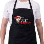 printfashion Dobd el! - Kötény - Fekete (4927218)
