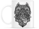 printfashion Pitbull - Bögre - Fehér (789204)