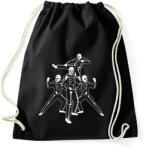 printfashion Cobra Kai csontvázak - Sportzsák, Tornazsák - Fekete (11777608)