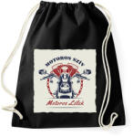 printfashion Motoros szív, motoros lélek - Sportzsák, Tornazsák - Fekete (6362548)