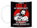 printfashion Csak a case ih ad nekem erőt - Bögre - Fekete (7625224)