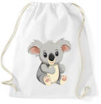 printfashion Koala maci - Sportzsák, Tornazsák - Fehér (15629273)