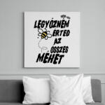 printfashion Legyőzném érted az összes méhet - páros minta - Vászonkép - Fehér (16815146)