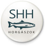 printfashion SHH horgászok - Kitűző, hűtőmágnes - Fehér (6287340)