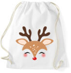 printfashion kis rénszarvas - Sportzsák, Tornazsák - Fehér (15127960)