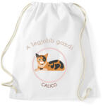 printfashion A legjobb gazdi - Calico - Sportzsák, Tornazsák - Fehér (6305995)