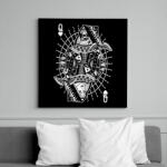 printfashion A királynő szerelme - Vászonkép - Fekete (6641800)