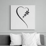 printfashion Maori szív - Vászonkép - Fehér (6639676)