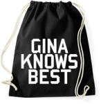 printfashion Gina knows best - Brooklyn Nine-Nine - Sportzsák, Tornazsák - Fekete (5778745)
