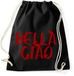 printfashion Bella ciao graffiti piros - Sportzsák, Tornazsák - Fekete (4310609)