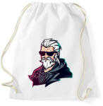 printfashion Geralt the witcher - Sportzsák, Tornazsák - Fehér (13351955)