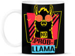 printfashion No prob-llama - Bögre - Fekete (1255726)
