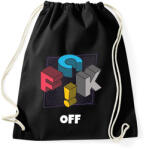 printfashion FUCK OFF - Sportzsák, Tornazsák - Fekete (10445774)