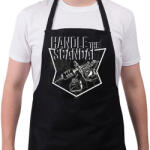 printfashion Scandel handler - Kötény - Fekete (4931455)