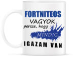 printfashion Fortniteos vagyok. . . - Bögre - Fehér (16287826)