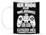 printfashion Nem mindig játszom videó játékokkal. . . - Bögre - Fekete (16430447)