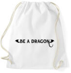 printfashion Be a dragon - Sportzsák, Tornazsák - Fehér (13738847)