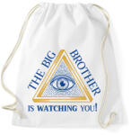 printfashion The big brother is watching you! - Sportzsák, Tornazsák - Fehér (7013327)