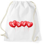 printfashion Love lufik - Sportzsák, Tornazsák - Fehér (11885988)