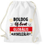 printfashion Globális alkoholizálás - Sportzsák, Tornazsák - Fehér (10279561)