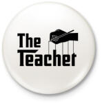 printfashion The teacher - Kitűző, hűtőmágnes - Fehér (8593364)
