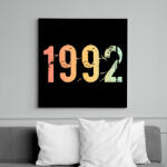 printfashion 1992 - Vászonkép - Fekete (11832333)