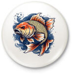 printfashion hal - Kitűző, hűtőmágnes - Fehér (15747421)