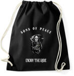 printfashion SONSOFPEACE - Sportzsák, Tornazsák - Fekete (11436191)