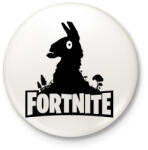printfashion Fortnite Llama Logó - Fekete - Kitűző, hűtőmágnes - Fehér (3080438)