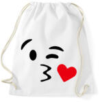 printfashion Csókos smile - Sportzsák, Tornazsák - Fehér (1136220)