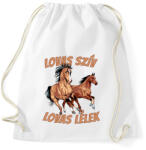 printfashion Lovas szív, lovas lélek - Sportzsák, Tornazsák - Fehér (2748256)