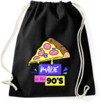 printfashion 90-es évek - Sportzsák, Tornazsák - Fekete (9853271)